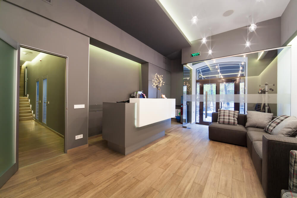 modern lobby of a ZDM dental client