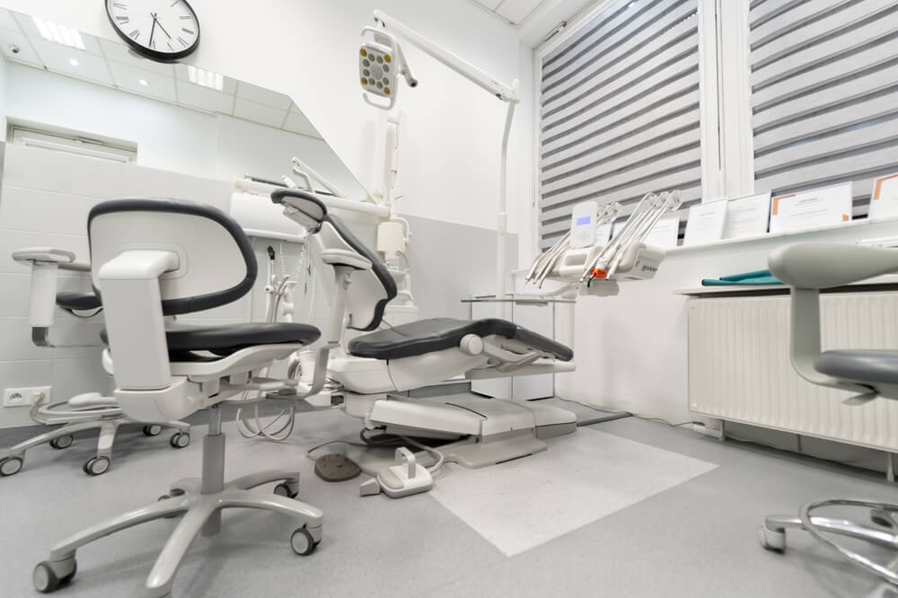 patient-ready dental room with specialised dental equipment