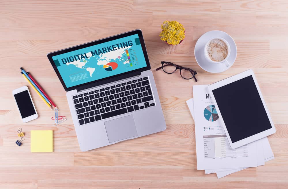 concept image of digital marketing